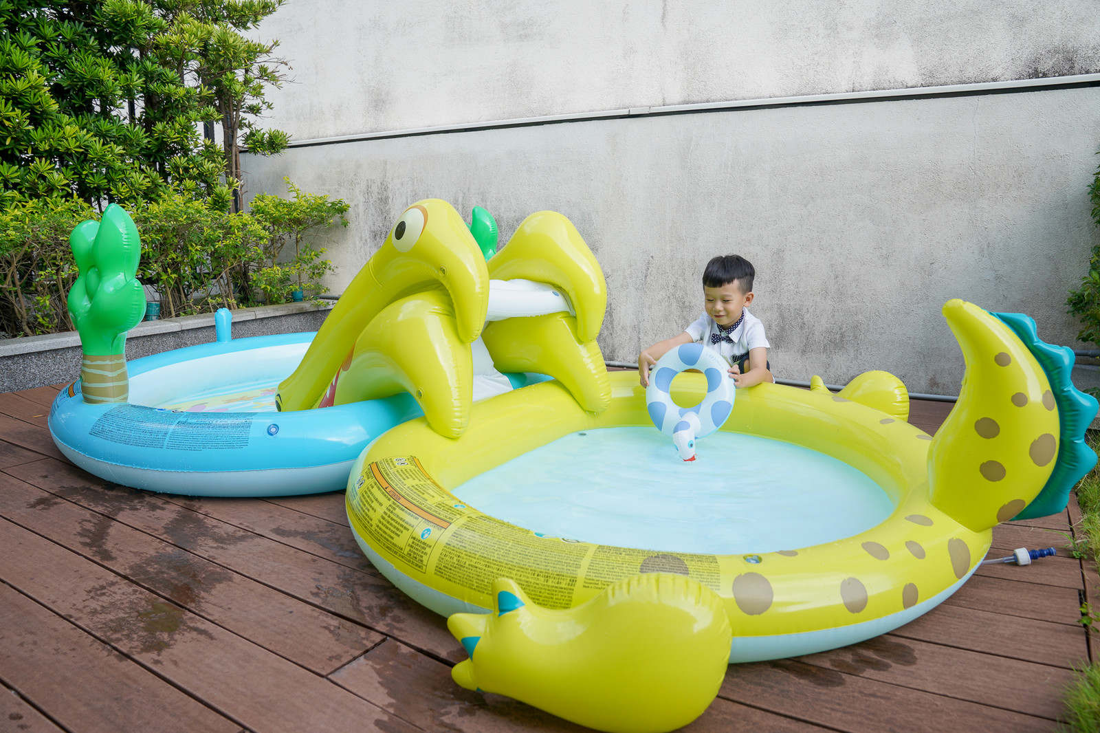 淡水親子飯店 》淡水福容大飯店，台灣最美的親子海景飯店，淡水阿熊主題房，房間內就可以玩水野餐