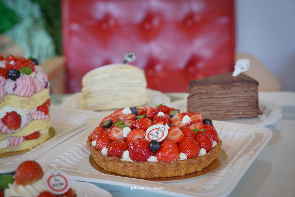 彰化甜點》DeerHer甜點廚坊，隱藏相間的美味手作甜點店，季節限定草莓蛋糕、檸檬塔、布丁通通都好吃