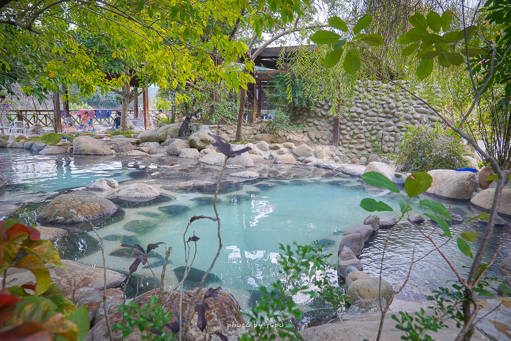 苗栗泡湯景點》大湖石湯溫泉，250元就可以泡整天，網路評價很高的日式石砌露天溫泉
