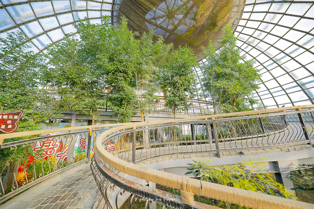 嘉義親子景點》新嘉大昆蟲館，巨人國的昆蟲、球狀溫室蝴蝶花園、全台唯一的旋轉彩蝶柱