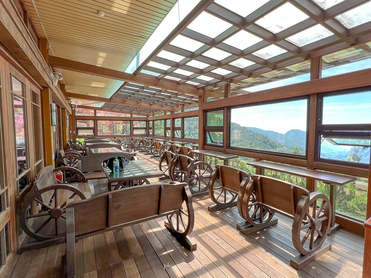宜蘭太平山景點》雲海咖啡館，太平山最美咖啡館，一邊喝咖啡欣賞絕美山景
