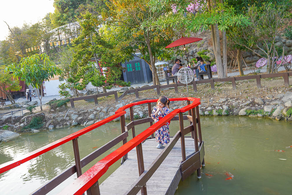 高雄新景點》千野村日式景觀餐廳，南部最大日式景觀園區，免費和服浴衣體驗、菜單價位