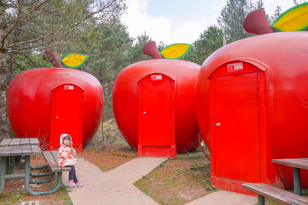 福壽山農場蘋果屋|全台最高的超萌蘋果屋村落,巨大蘋果拍照超可愛