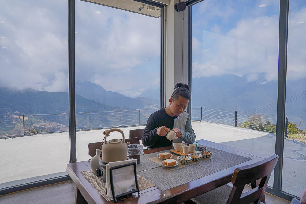 福壽山景觀餐廳|筑淨茶苑|雲端上的高山茶餐廳,無敵山景視野,菜單價位