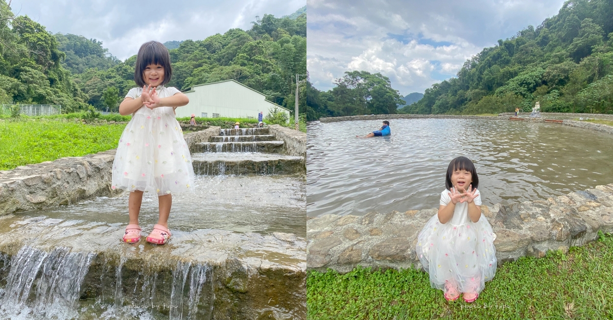 埔里【能高親水公園】超沁涼的8字型戲水池，孩子最愛的玩水玩石頭一次滿足 @小腹婆大世界