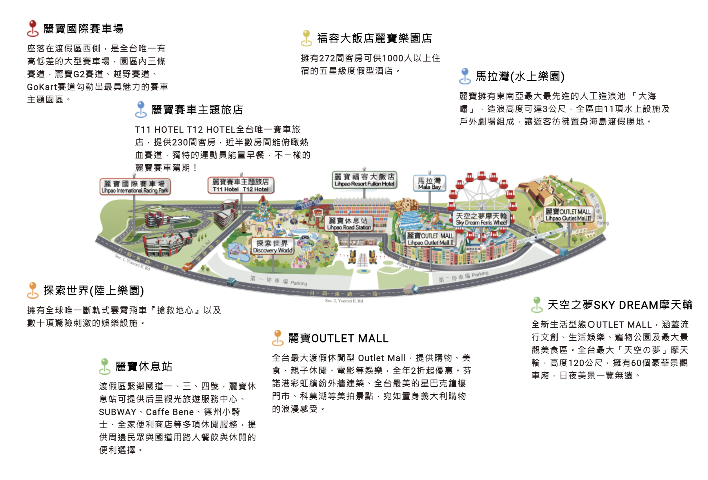 獨家！史上最狂樂園住宿專案4999元，入住台中麗寶賽車旅店+二日樂園門票,10/20前為二日水陸雙樂園,10/21升等四大入住二日單樂園