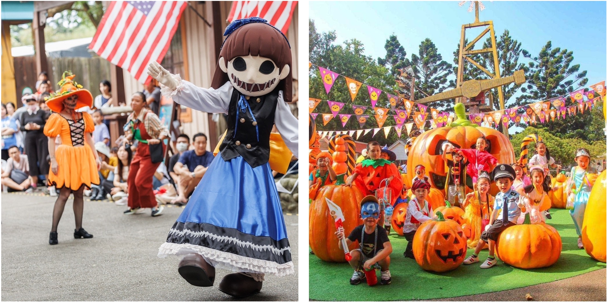 2025六福村萬聖節9/6~11/30開跑,六福莊住宿優惠$5XXX起,水陸樂園2日票、動物體驗，指定專案續住優惠