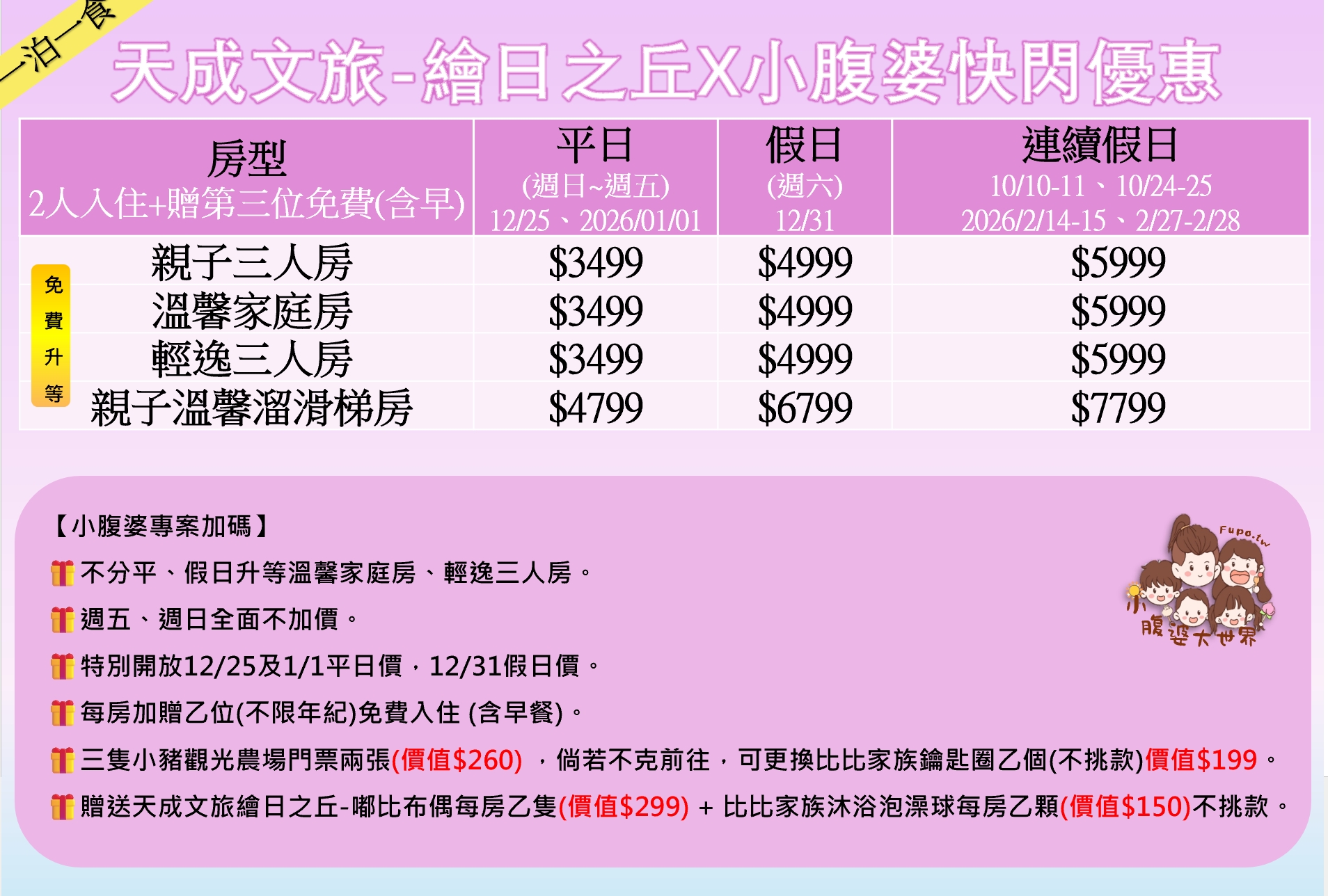 2026嘉義飯店寒假住宿優惠｜天成文旅-繪日之丘，怕你餓飯店迎賓點心、復古柑仔店吃飽飽，再送三隻小豬門票