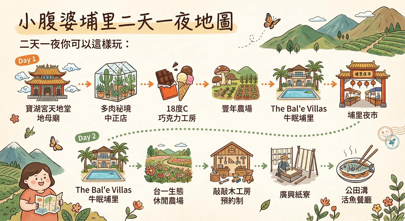 牛眠埔里二訪開箱｜蔡依林也住過的埔里 Villa 住宿推薦！峇里島風場景、夢幻 DIY、無邊際泳池，一泊三食超放鬆