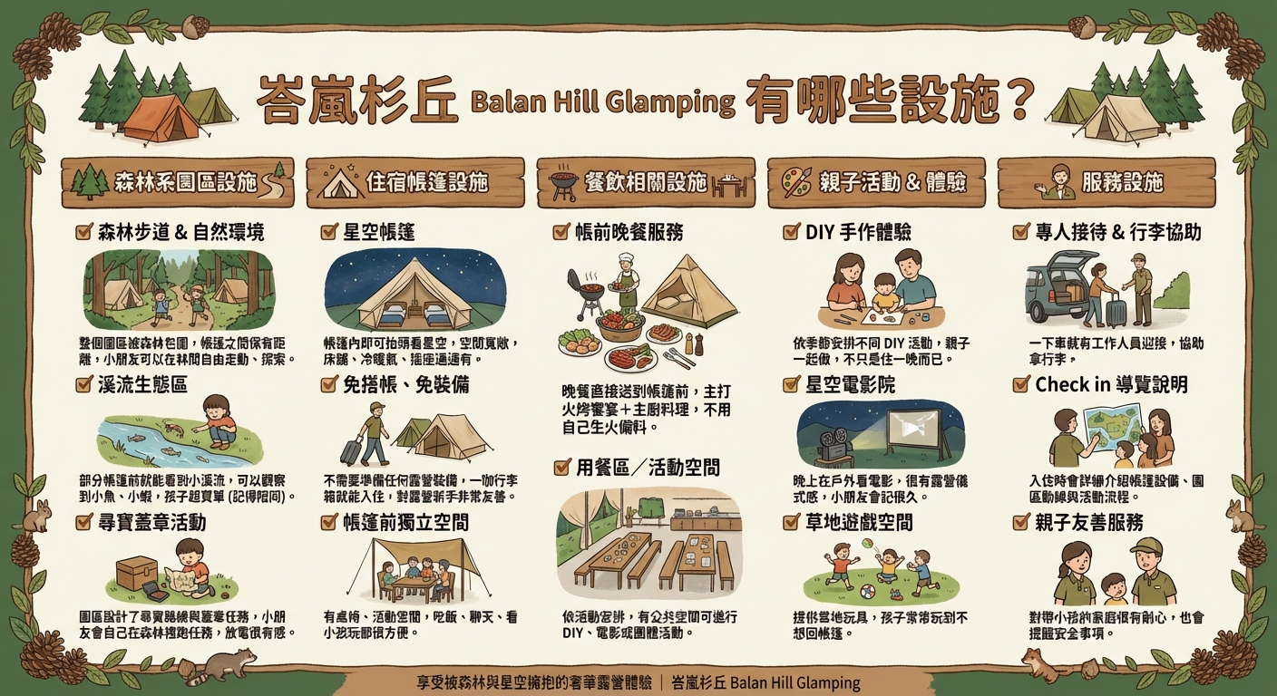【峇嵐杉丘Balan Hill Glamping奢華露營全房型開箱】南投日月潭豪華露營推薦｜超澎湃海陸火鍋火烤兩吃、一泊三食