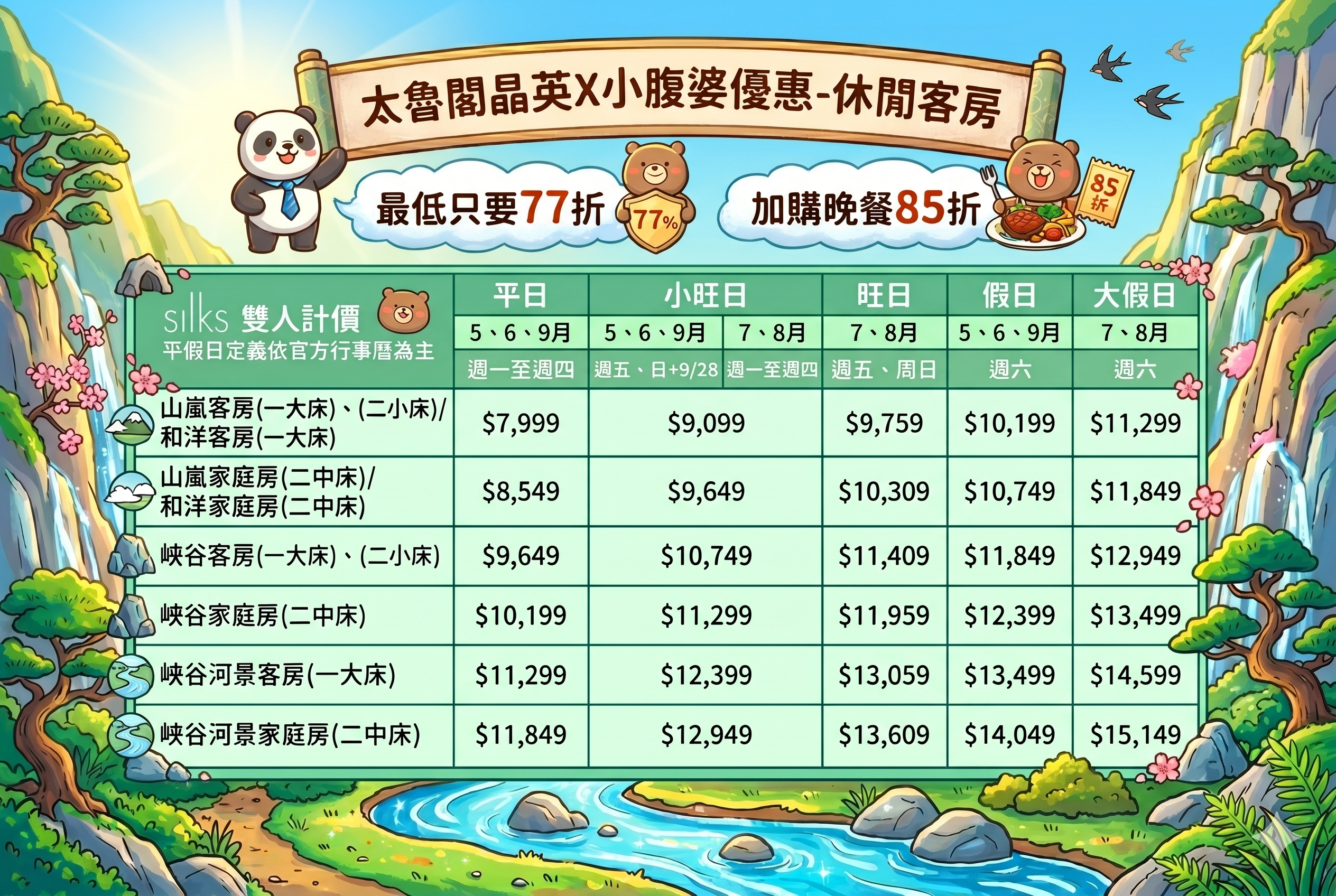 花蓮太魯閣住宿推薦｜2026太魯閣晶英酒店開箱，峽谷無邊際泳池＋親子遊戲室＋獨家團購優惠