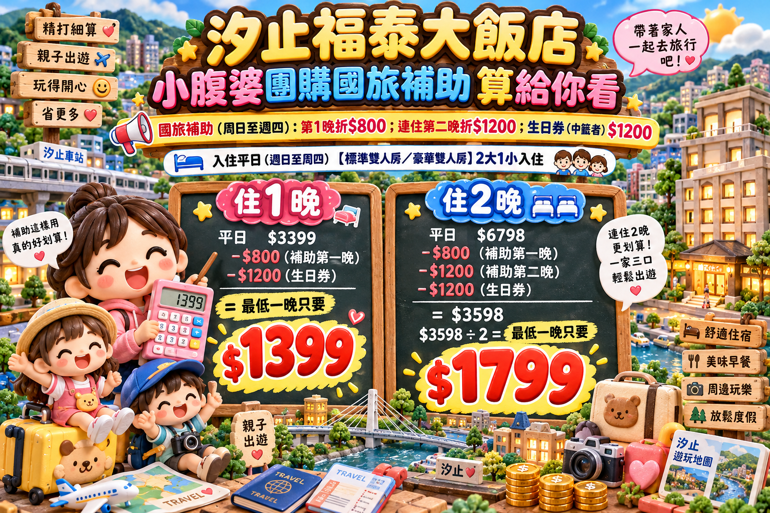 2026 汐止南港住宿推薦｜汐止福泰大飯店 平價商務飯店，一泊二食日式海鮮鍋物 $3XXX 起，免費接駁到南港展覽館•南港車站•lalaport