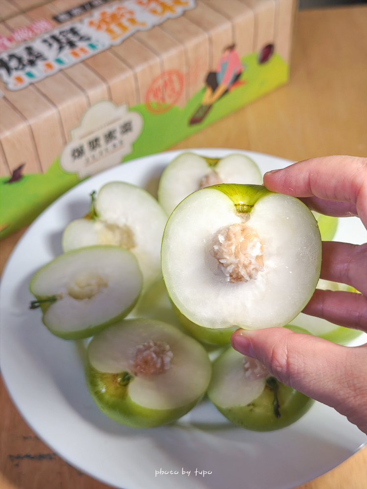 高雄燕巢雪麗蜜棗開箱｜樂咖果園「蜜棗版LV」：脆甜多汁、酸甜平衡，送禮自吃都很可以