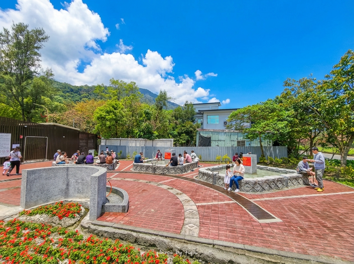 花蓮最新景點｜萬榮溫泉公園免費泡腳池開放＋林田山林業文化園區順遊（花蓮親子半日遊） @小腹婆大世界