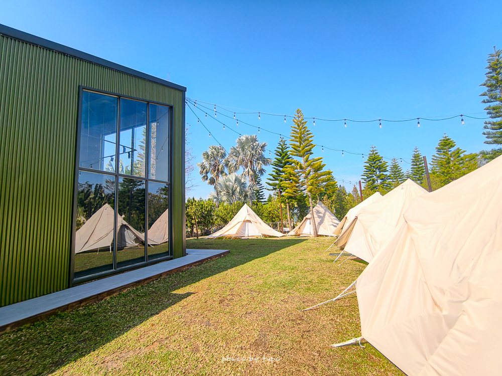 苗栗豪華露營推薦｜自然圈農場Glamping，一泊三食全包式親子露營攻略，包場100坪獨享空間