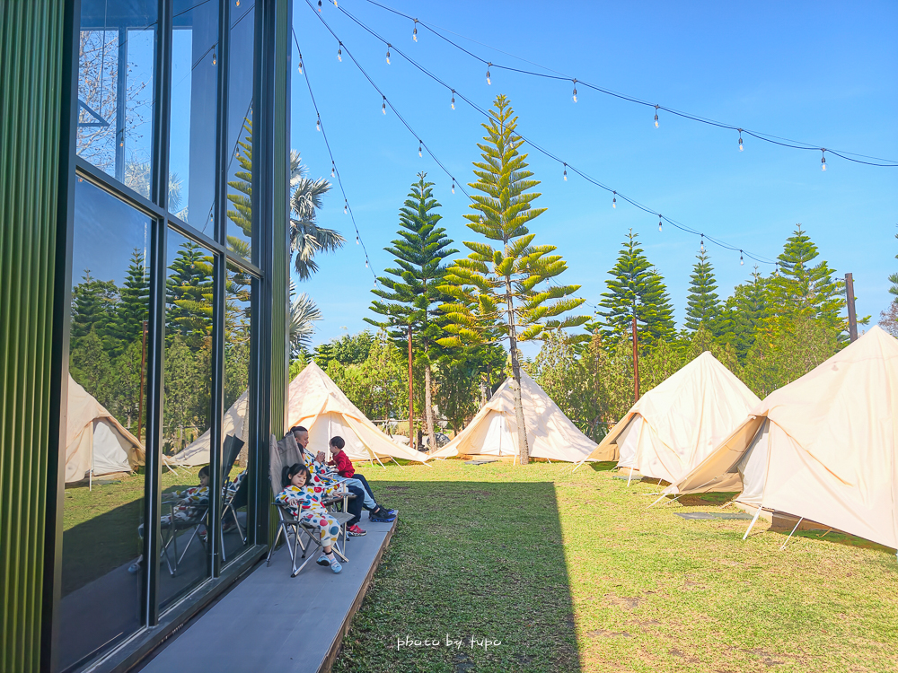 苗栗豪華露營推薦｜自然圈農場Glamping，一泊三食全包式親子露營攻略，包場100坪獨享空間