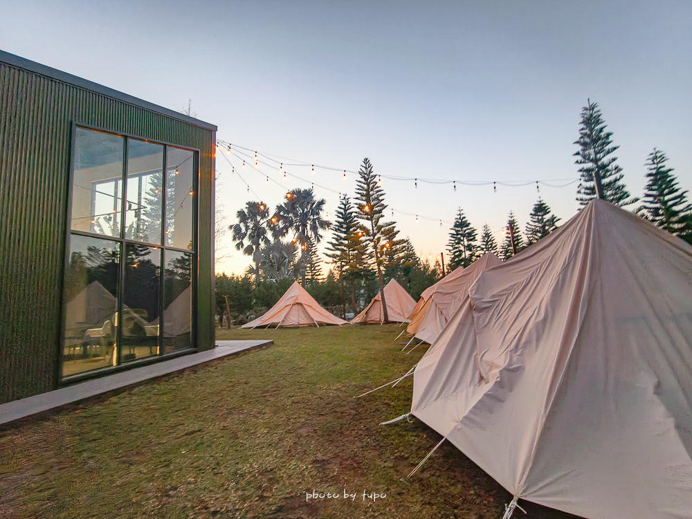 苗栗豪華露營推薦｜自然圈農場Glamping，一泊三食全包式親子露營攻略，包場100坪獨享空間