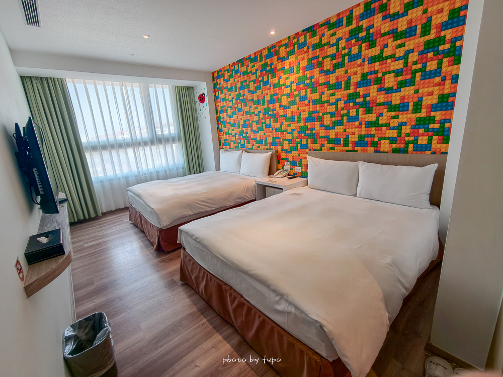 嘉義親子住宿｜嘉義棒棒積木飯店親子館與本館差在哪？親身入住評比＋早餐、遊戲區開箱