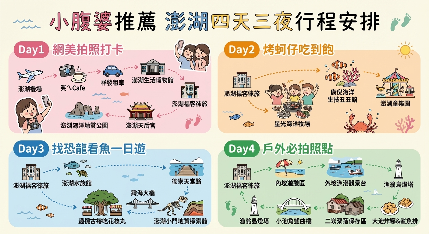 澎湖住宿推薦｜澎湖福容徠旅早餐吃到12:00，馬公新飯店免費宵夜＋迎賓點心，花火節住宿推薦