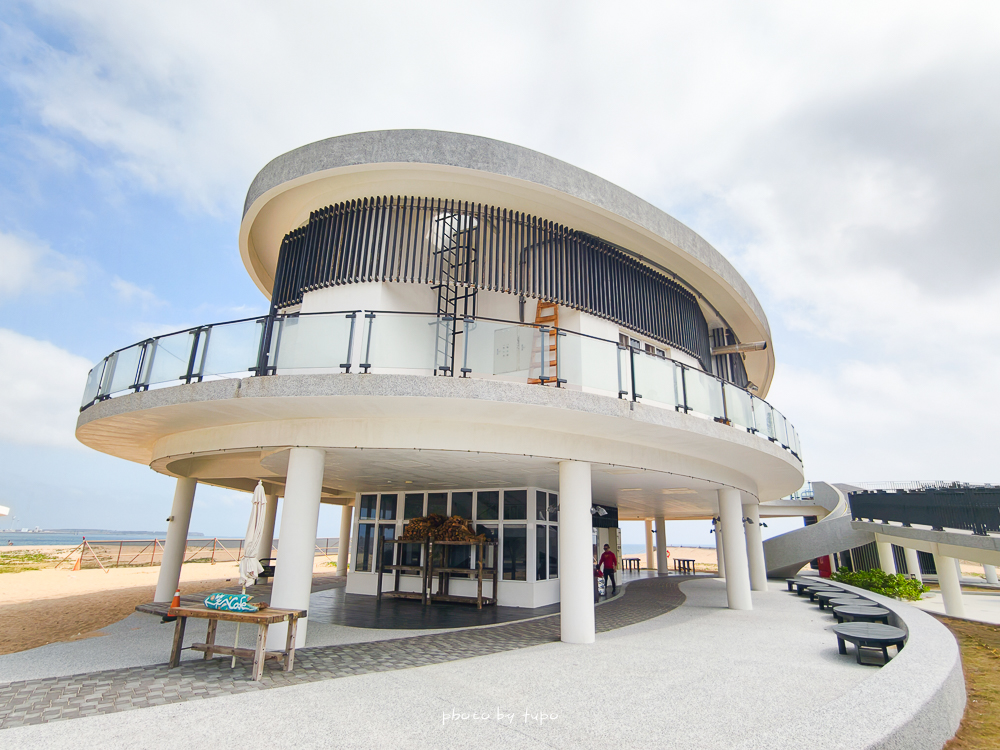 澎湖咖啡廳推薦｜笑ㄟ咖啡澎湖店，隘門沙灘海景第一排，空ㄟ農場最新場域、窯烤披薩必吃、菜單價位