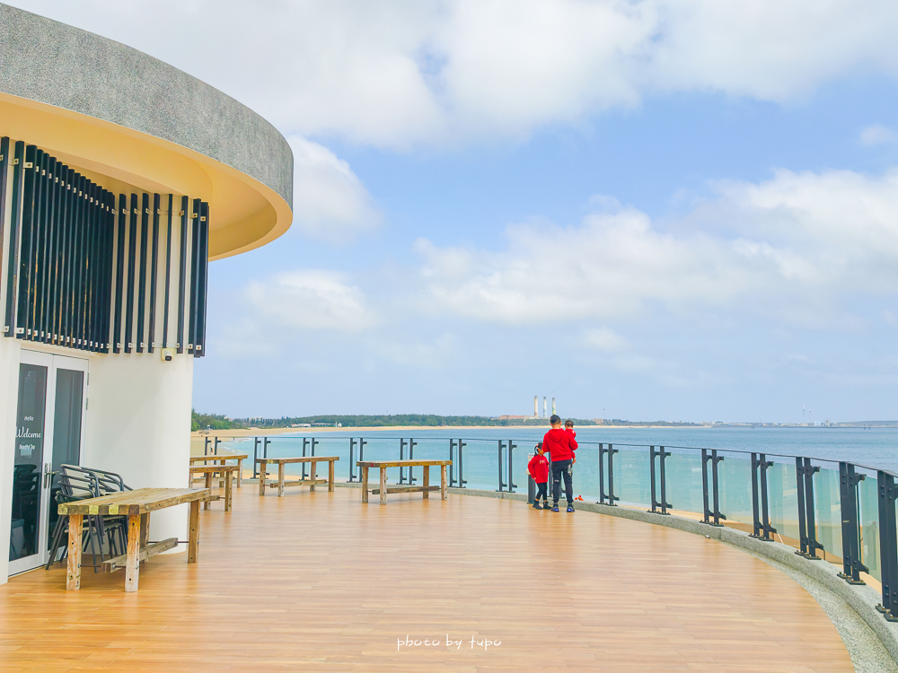 澎湖咖啡廳推薦｜笑ㄟ咖啡澎湖店，隘門沙灘海景第一排，空ㄟ農場最新場域、窯烤披薩必吃、菜單價位