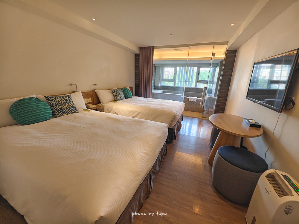 礁溪溫泉飯店推薦｜捷絲旅宜蘭礁溪館，房內超大溫泉池＋免費下午茶點，親子入住超划算