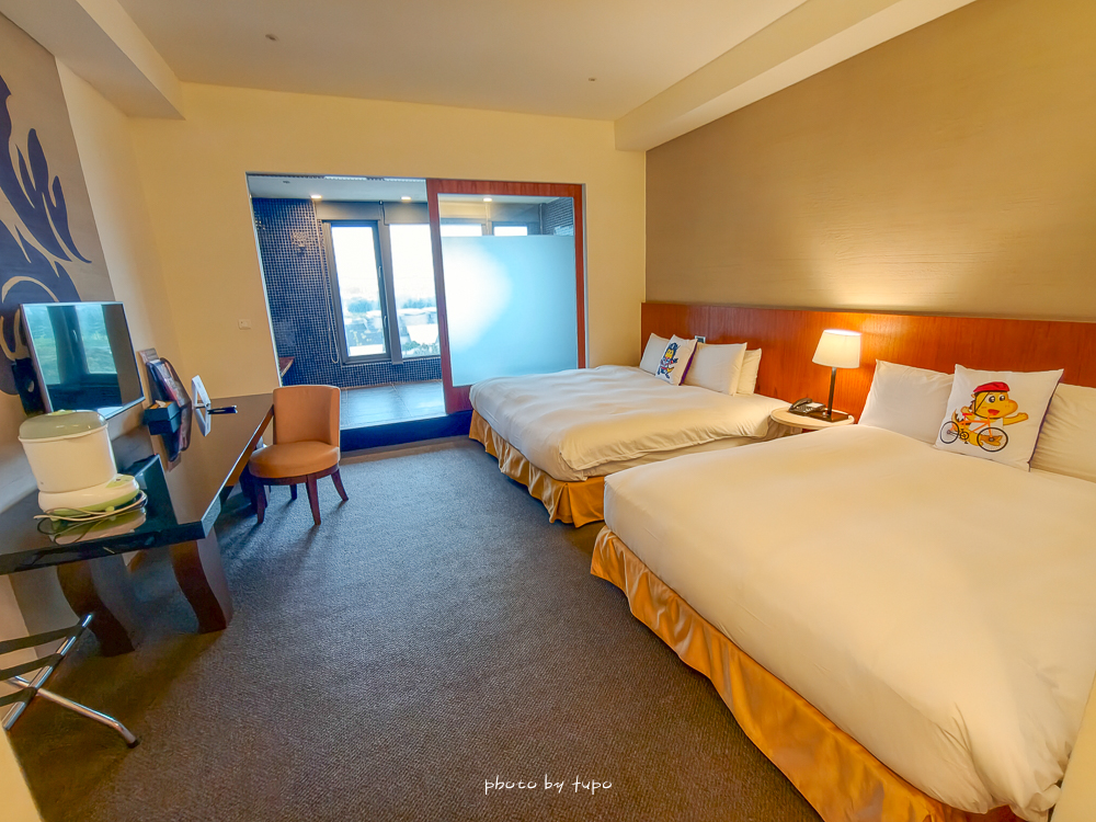 桃園親子飯店推薦【南方莊園渡假飯店】超狂溫水SPA泳池、親子設施、房型開箱，爆米花棉花糖迎賓超有心