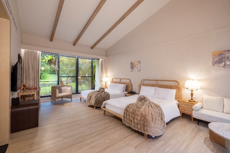 花蓮瑞穗住宿推薦｜天成逸旅-蝴蝶谷，森林溫泉Villa一泊三食，螢火蟲季必住＋煮蛋煮玉米＋夜免費吃