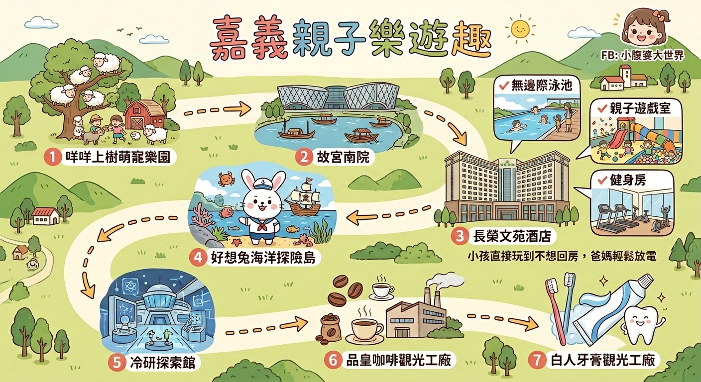 嘉義長榮文苑酒店住宿開箱｜故宮南院親子飯店推薦、泳池設施、餐點平價一次看