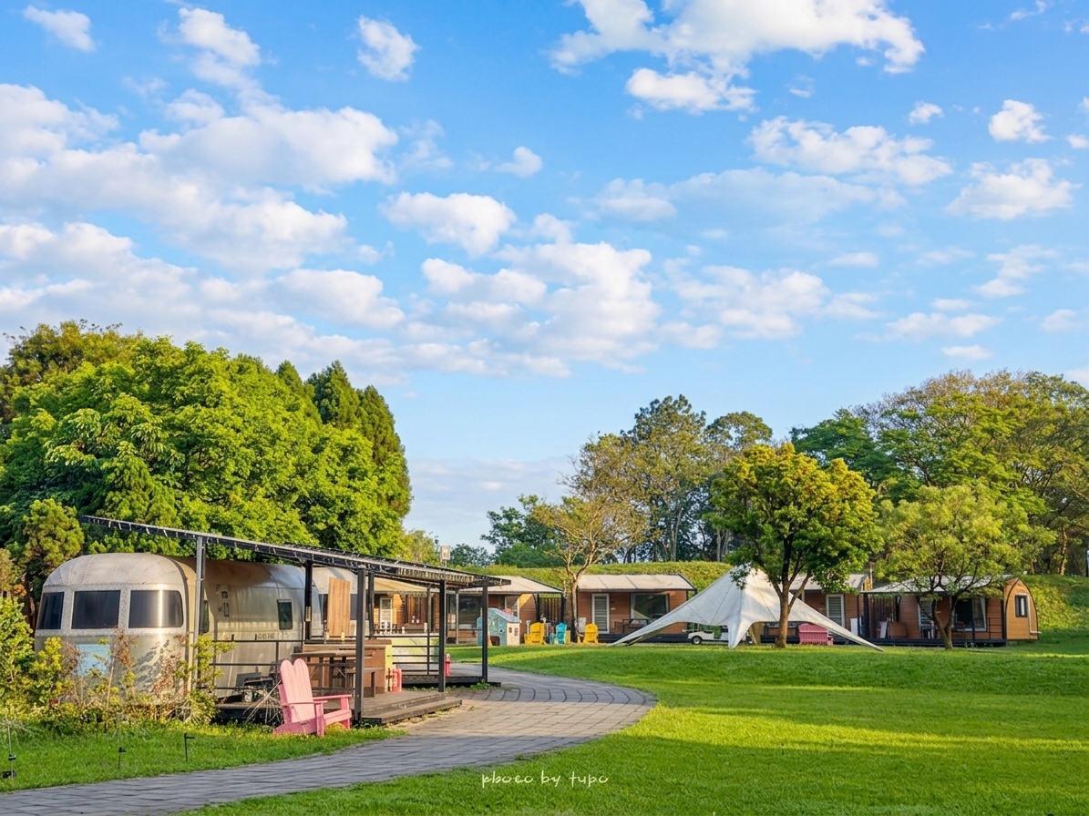 牛仔星村露營攻略｜桃園埔心農場豪華露營，一泊三食＋夜遊體驗＋高爾夫球車玩到滿，大人版蘭城晶英