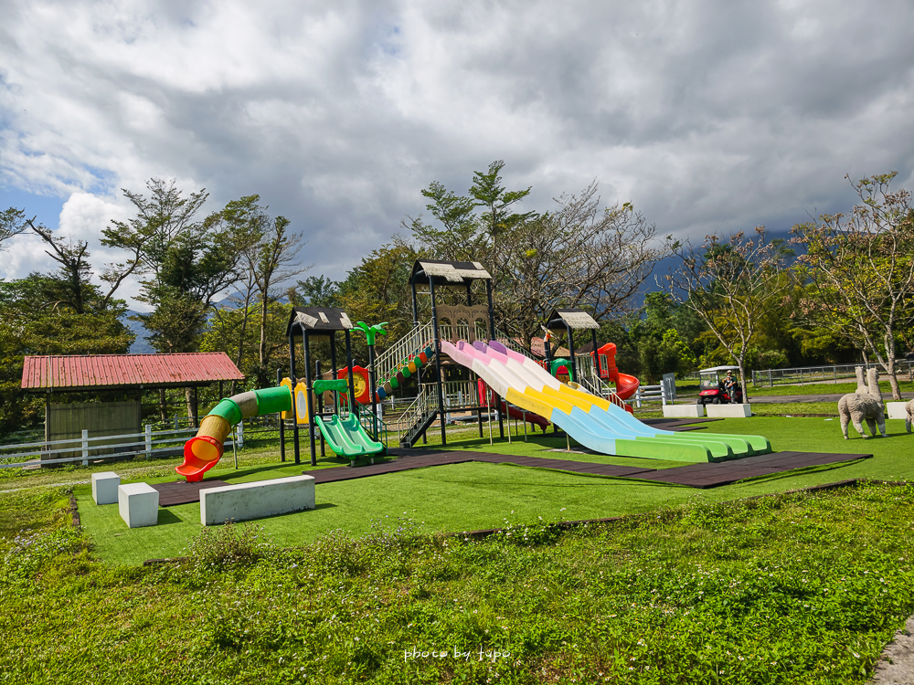 花蓮親子住宿推薦｜兆豐農場-拓村泉旅開箱，動物園區互動、電動車逛園區、溫泉一次玩（最新團購）