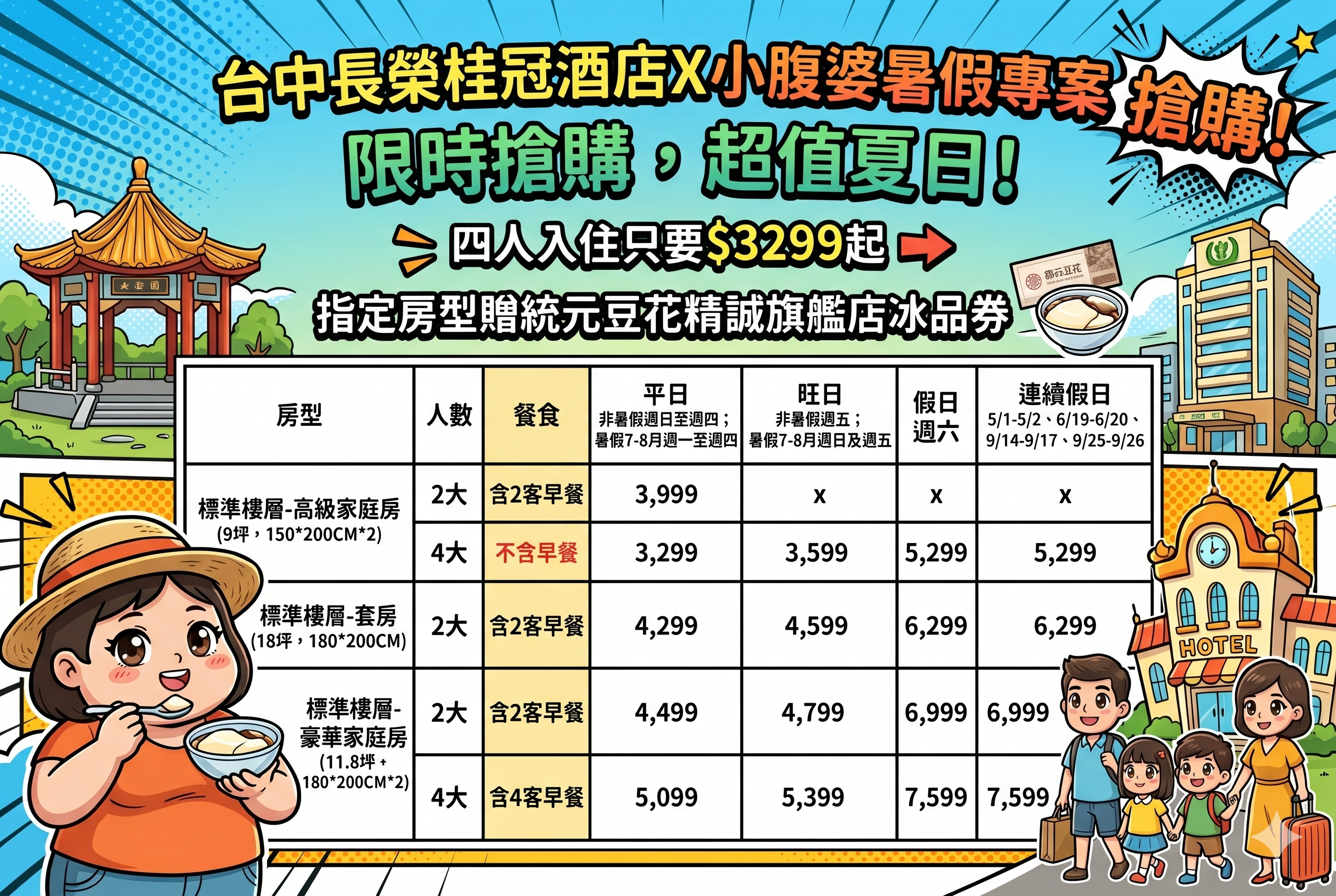 2026台中親子住宿|台中長榮桂冠酒店，森林主題遊戲區、游泳池、電玩間