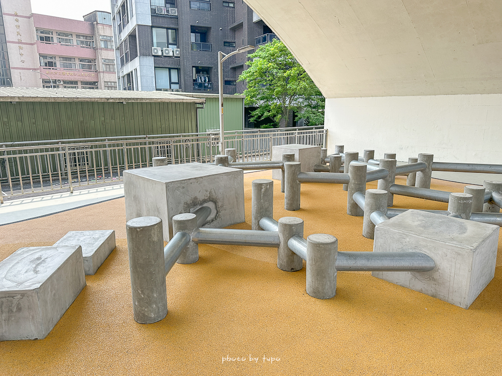 汐止雨天備案景點｜汐止長安橋下公園遊戲區開放！不怕下雨也不怕太陽，七大遊戲區一次玩