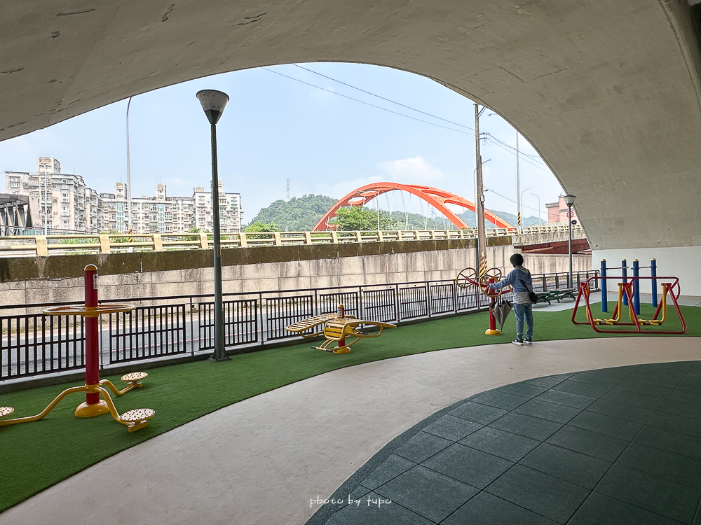 汐止雨天備案景點｜汐止長安橋下公園遊戲區開放！不怕下雨也不怕太陽，七大遊戲區一次玩