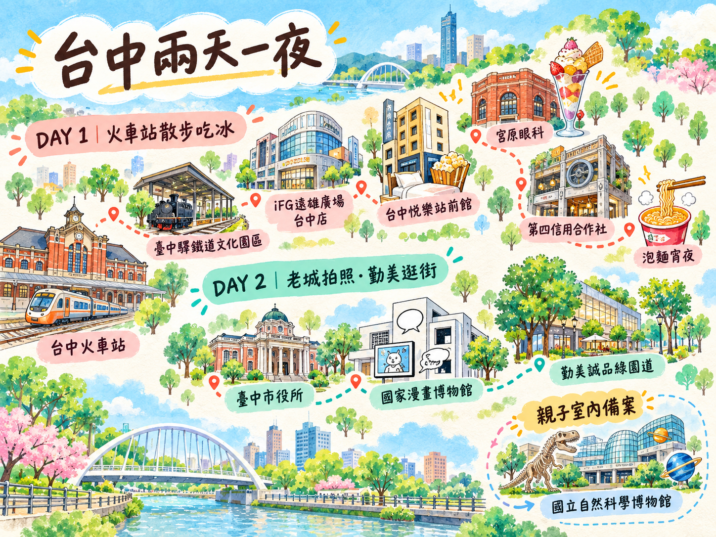 台中悅樂旅店住宿優惠｜站前館、文心館雙館開賣，免費宵夜、迎賓飲品，文心館再送科博館門票！